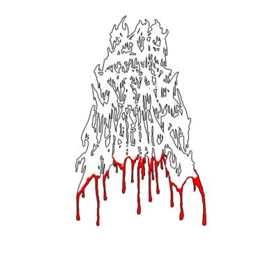 Classic Logo Blood 200 Stab Wounds Tote Bag Official 200 Stab Wounds Merch