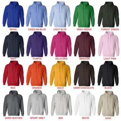 hoodie color chart - 200 Stab Wounds Merch