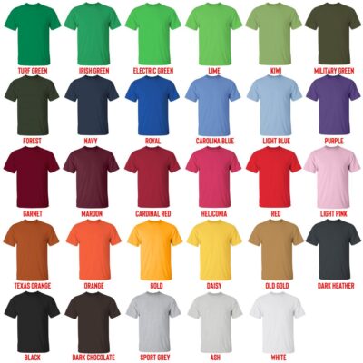 t shirt color chart - 200 Stab Wounds Merch
