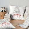 Classic Logo Blood 200 Stab Wounds Throw Pillow Official 200 Stab Wounds Merch