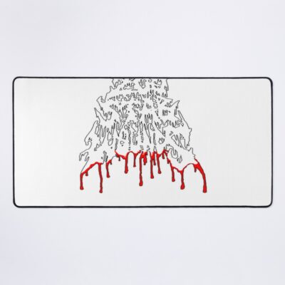 Classic Logo Blood 200 Stab Wounds Mouse Pad Official 200 Stab Wounds Merch