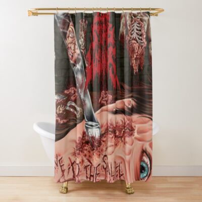 200 Stab Wounds Slave To The Scalpel Shower Curtain Official 200 Stab Wounds Merch